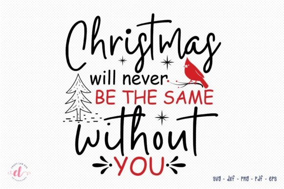 Christmas Memorial SVG - Cardinal SVG for Crafts and Graphics