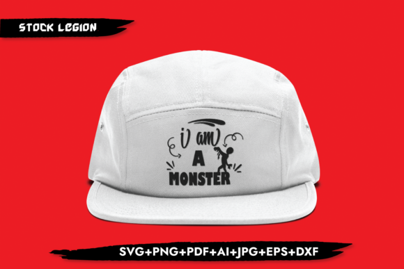 I Am a Monster Halloween Graphics for Crafts