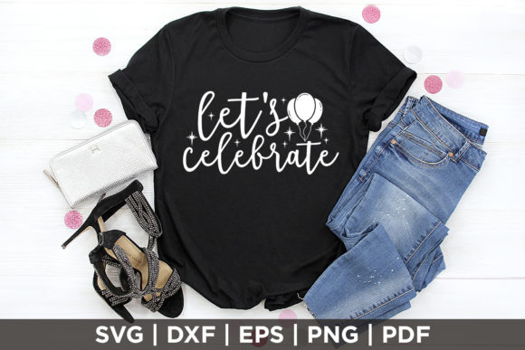 Let's Celebrate SVG: A Festive Graphic Design Asset for Local Business Branding