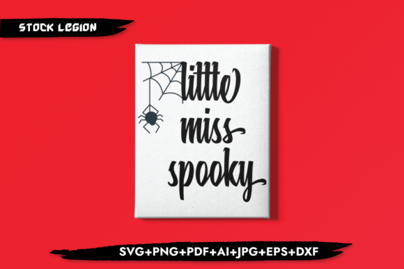 Little Miss Spooky: A Halloween Graphic Asset for Local Business Branding