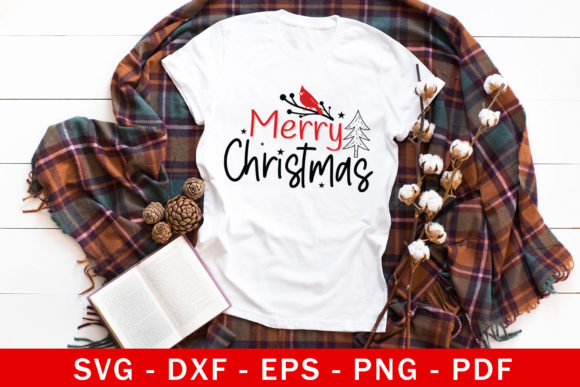 Merry Christmas SVG Design for Crafts and Graphics