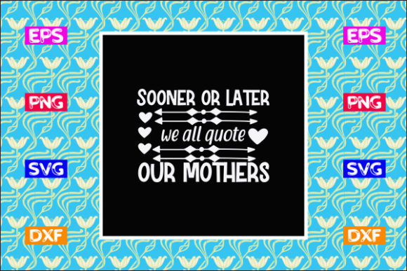 Mother's Day SVG Design for Crafts and Graphics