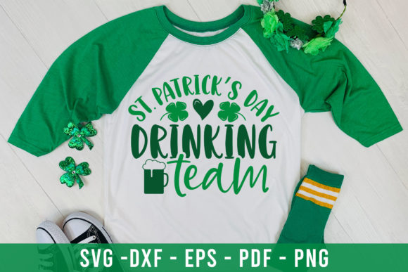 St Patrick's Day Drinking Team SVG for Graphics and Crafts