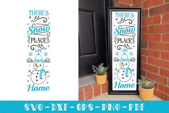 There's Snow Place Like Home Winter SVG for Crafts and Graphics