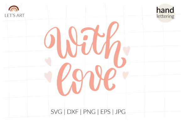 With Love SVG for Embroidery Projects
